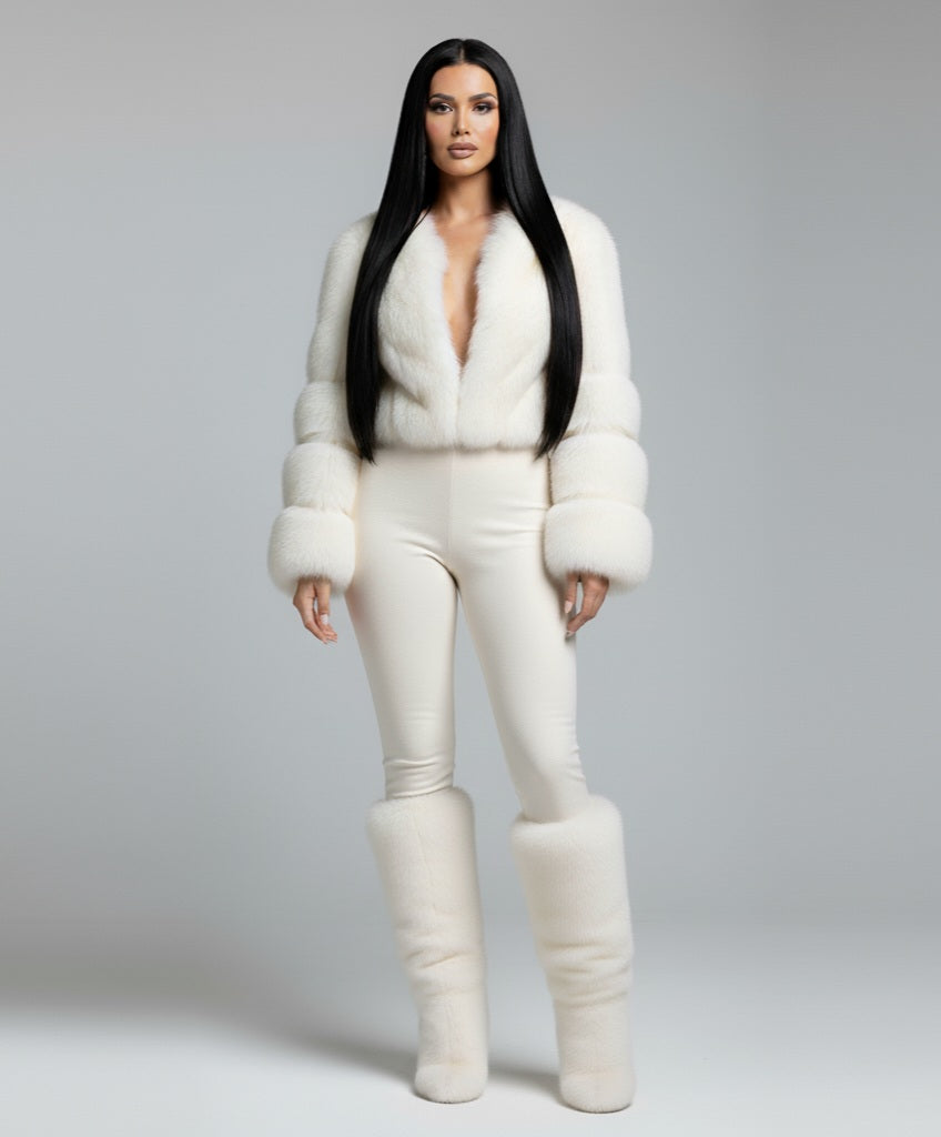 The White Fur Jacket