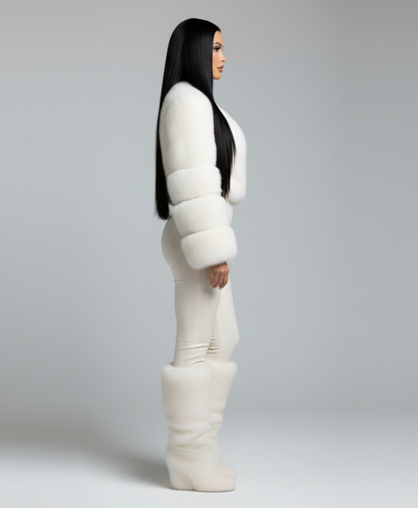 The White Fur Jacket