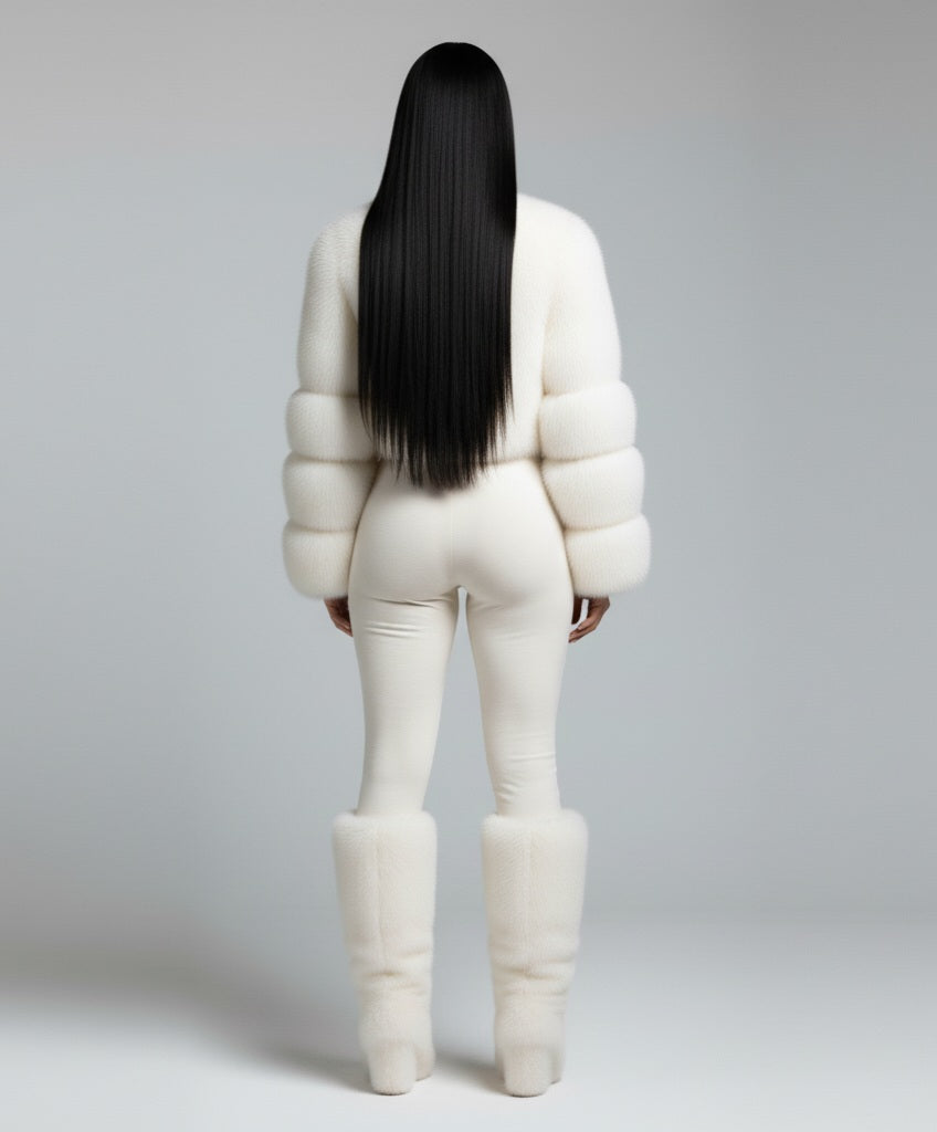 The White Fur Jacket
