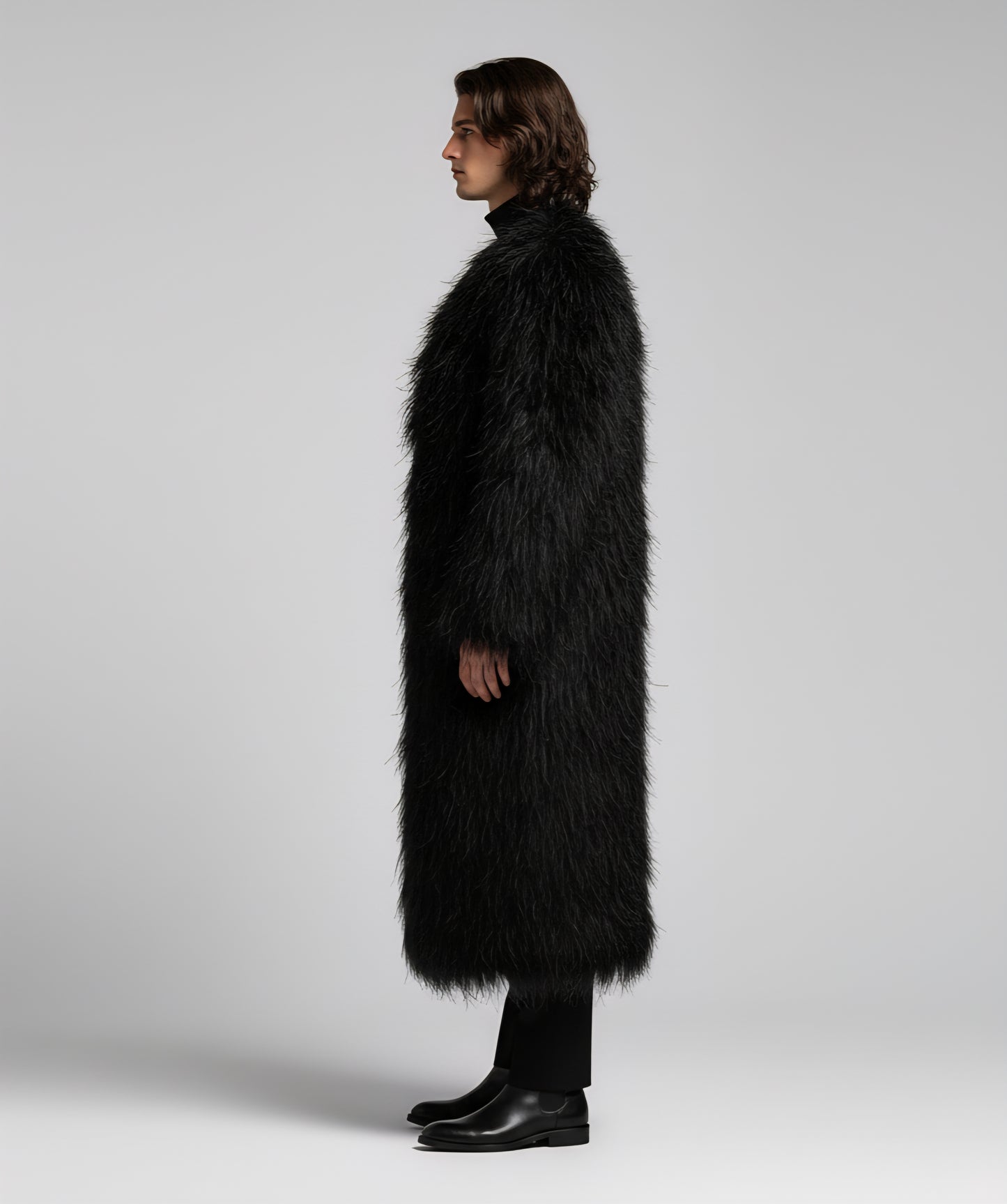 The Black Feathered Coat