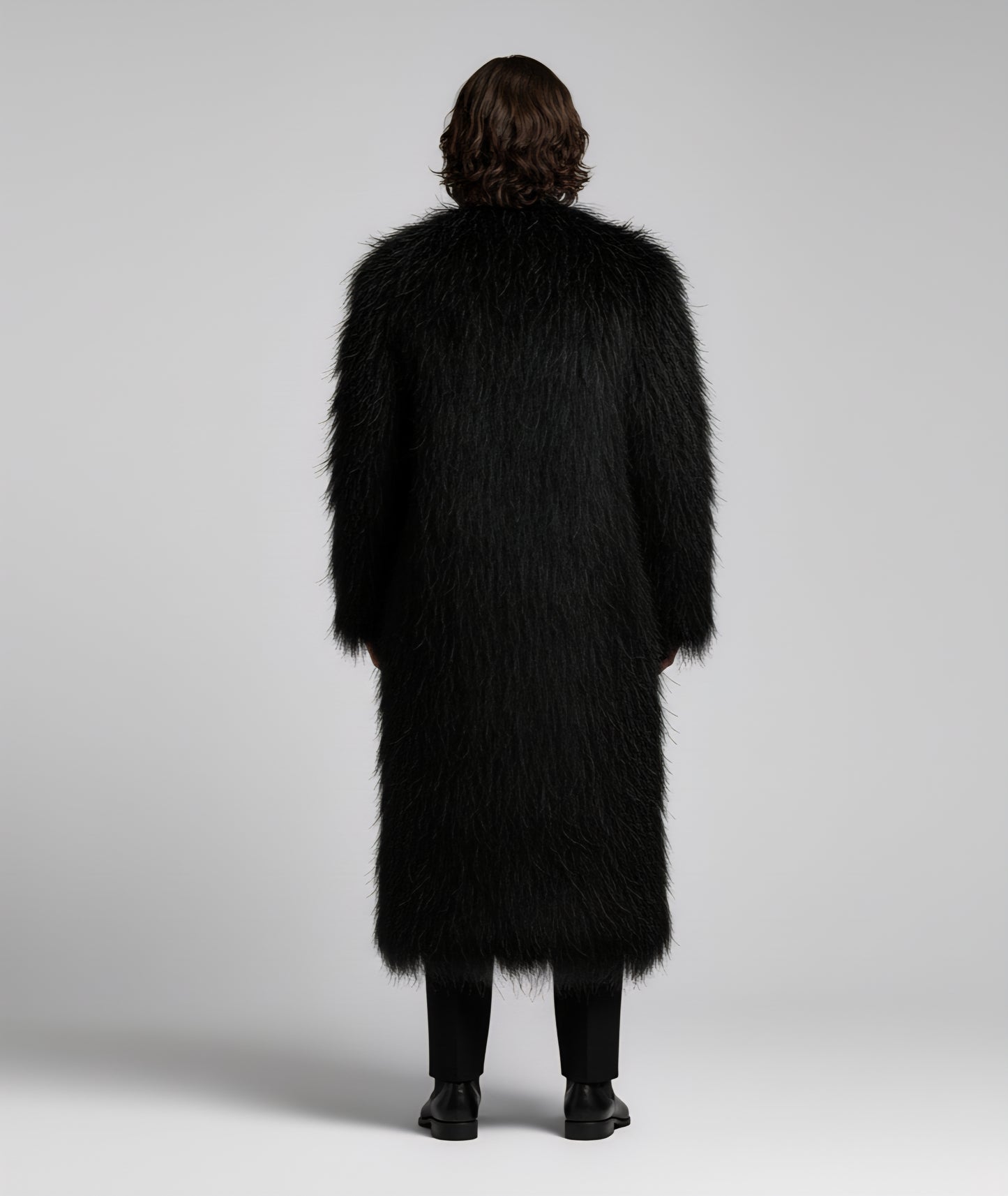 The Black Feathered Coat