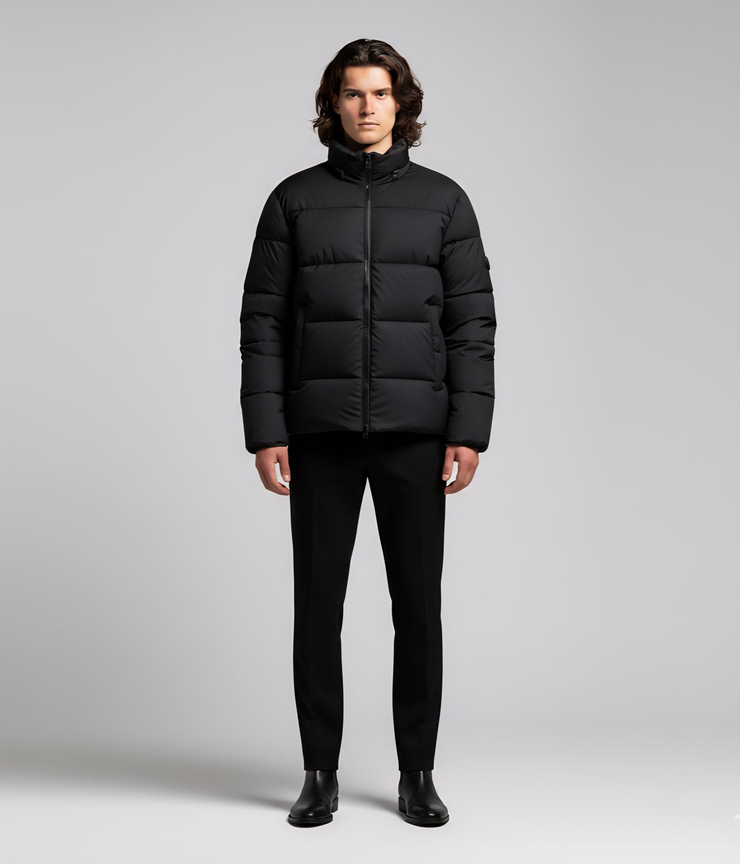 BLACK PUFFER JACKET