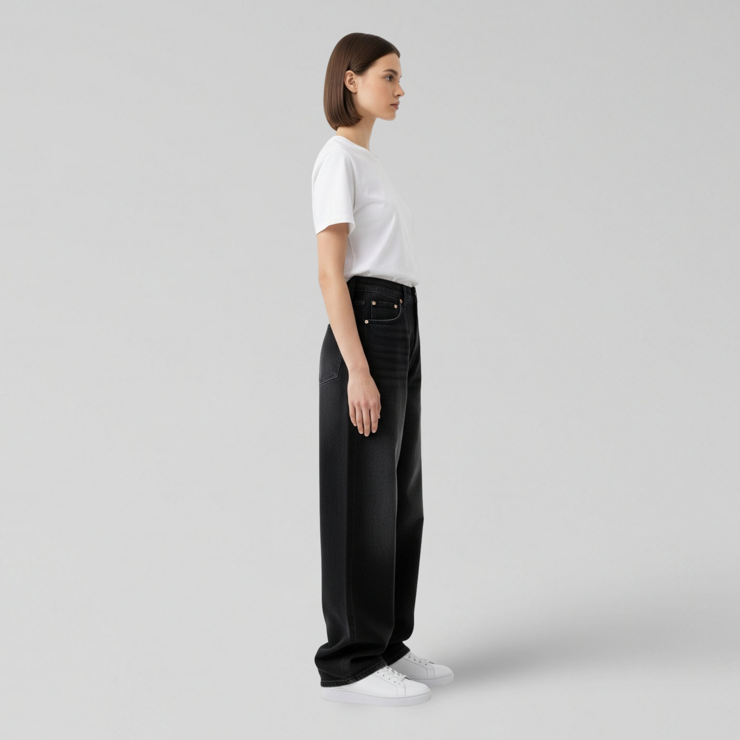 BLACK BAGGY JEANS