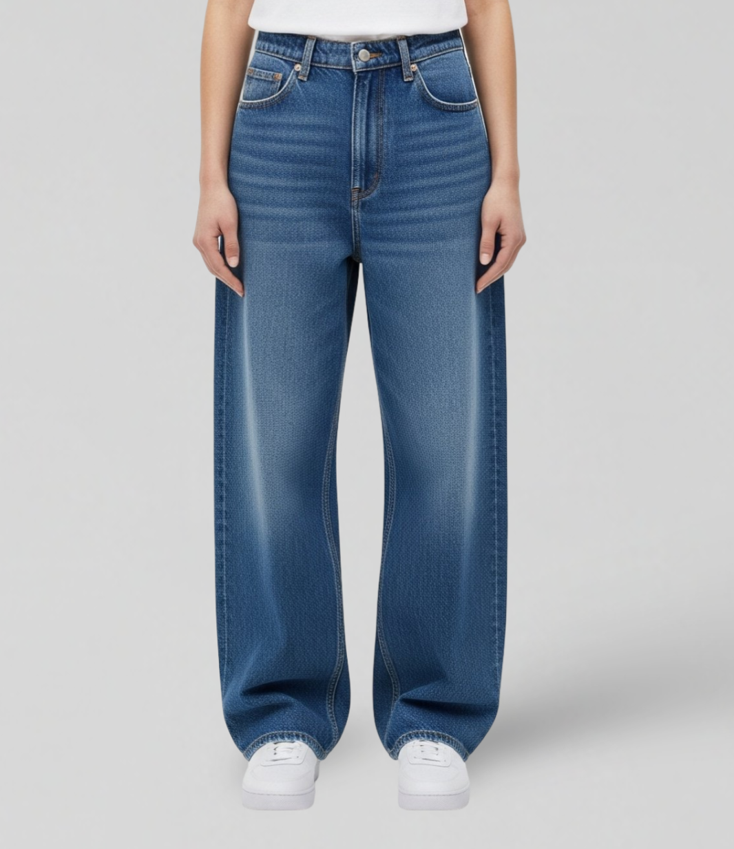 BLUE BAGGY JEANS
