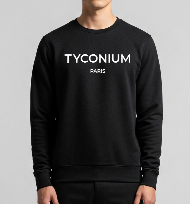 TYCONIUM BLACK SWEATSHIRT