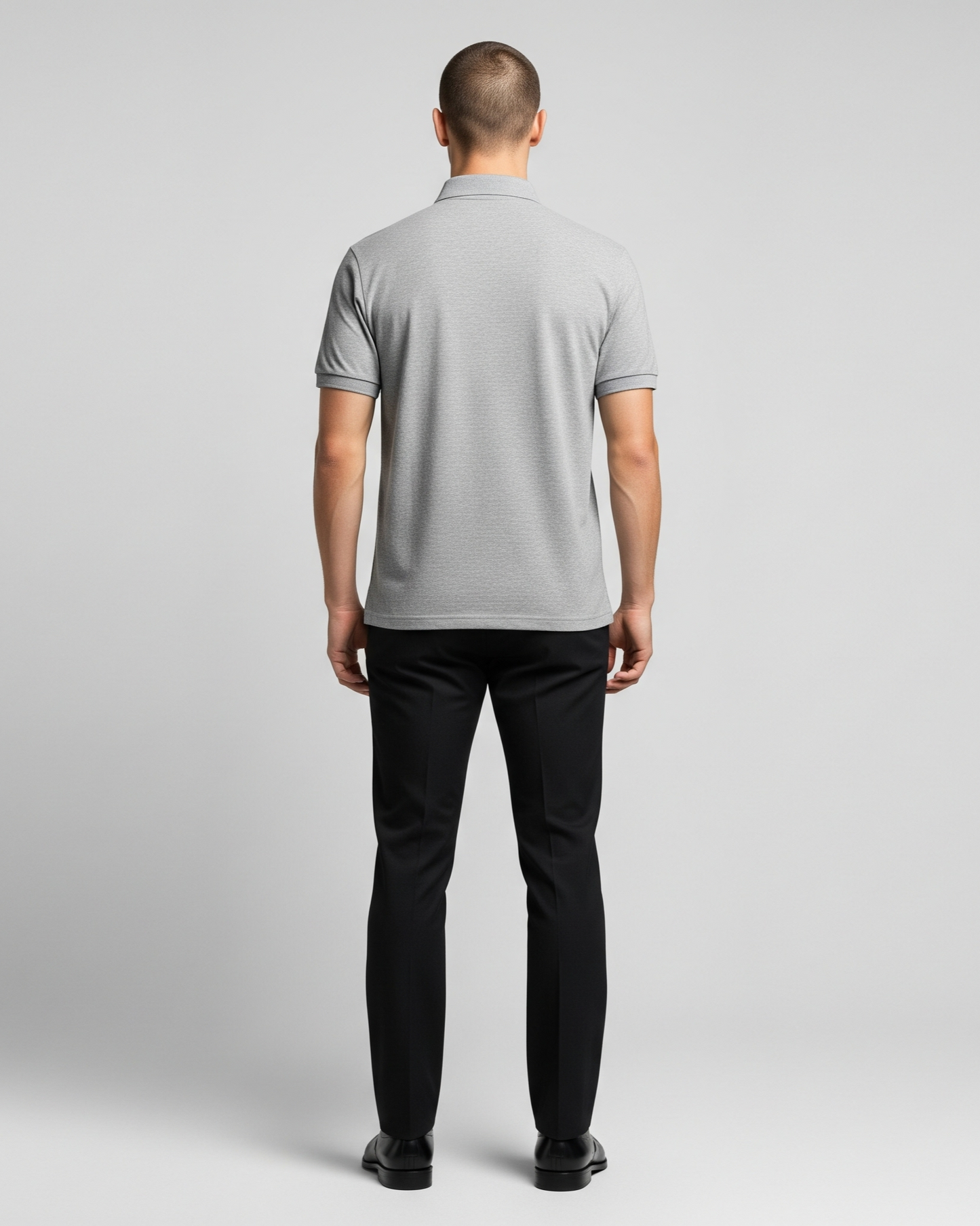 TYCONIUM GRAY POLO TSHIRT