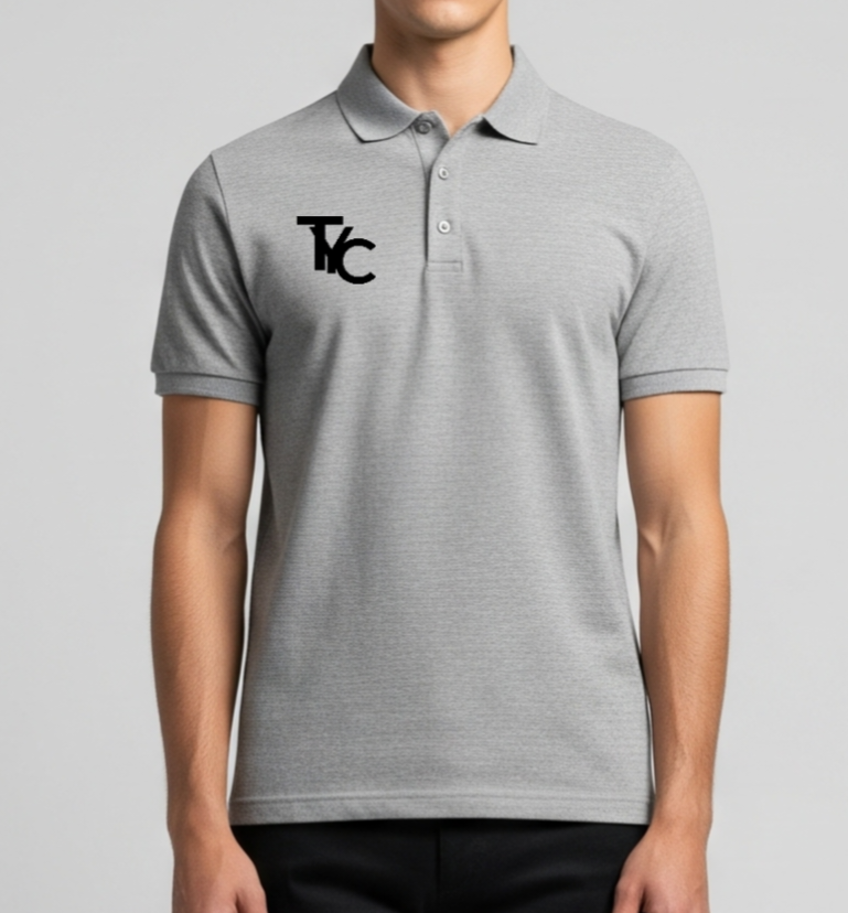 TYCONIUM GRAY POLO TSHIRT