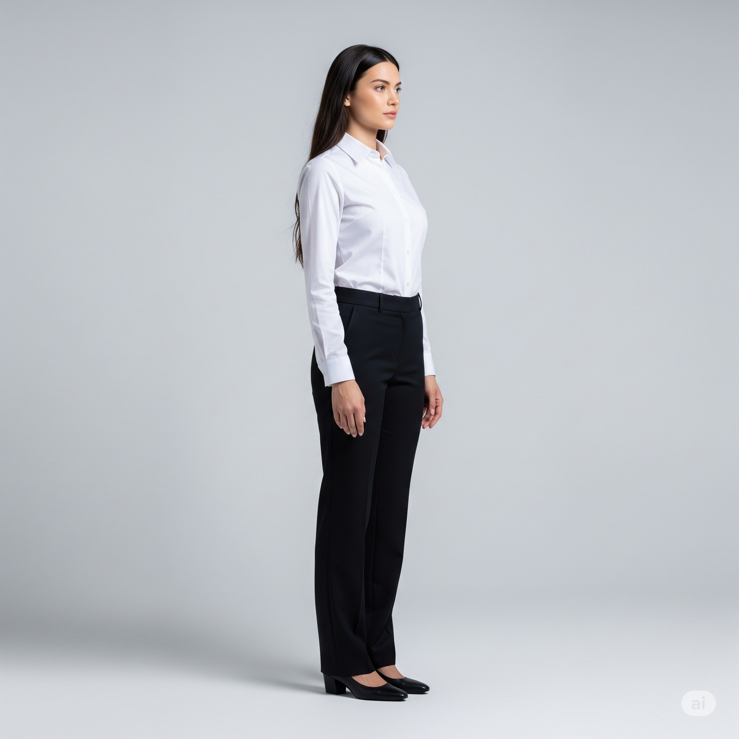 BLACK FORMAL TROUSERS