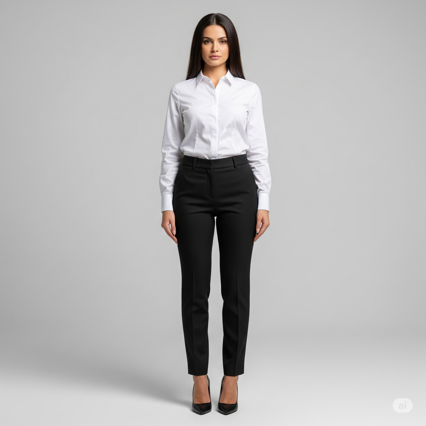 BLACK FORMAL TROUSERS