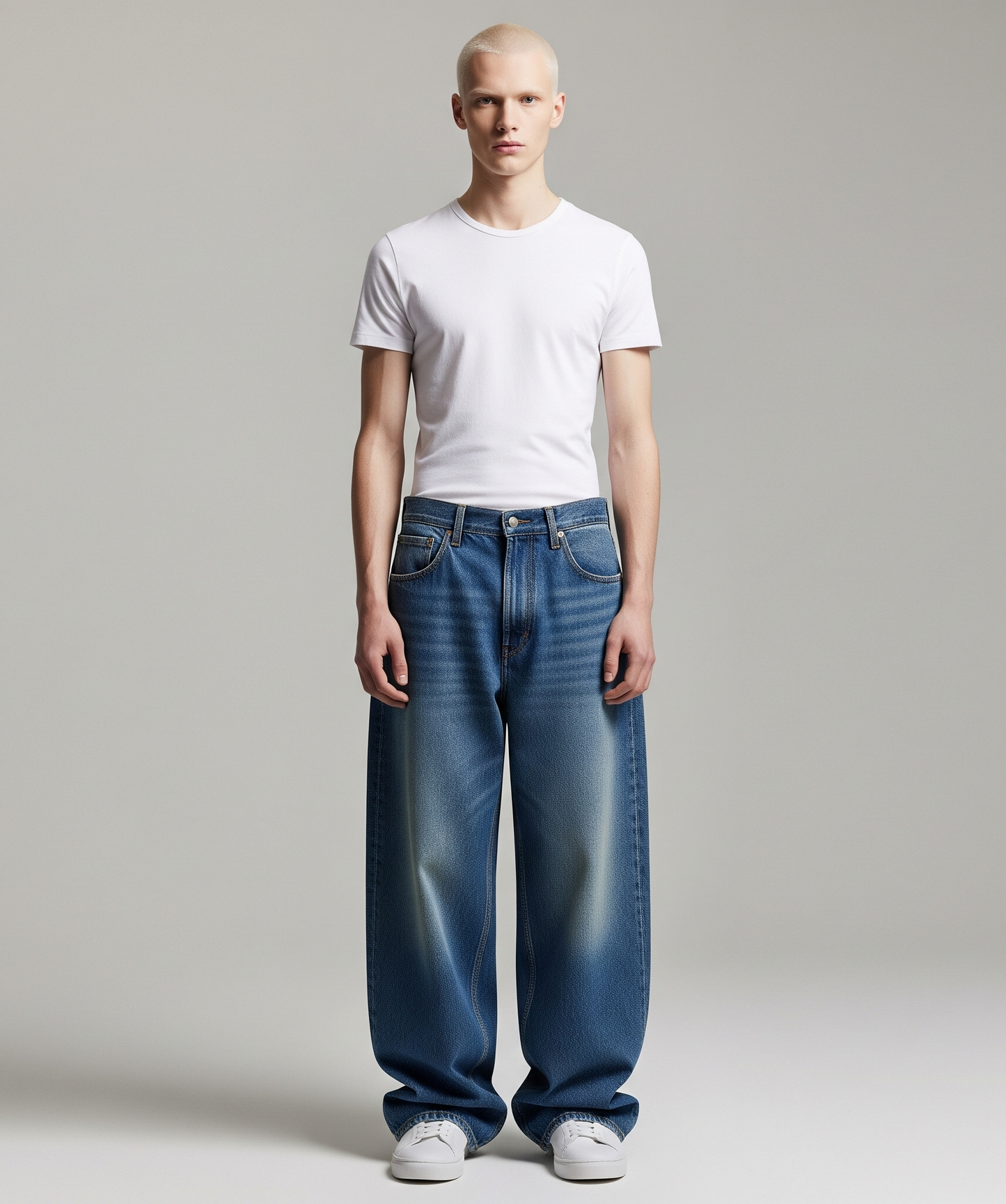 BLUE BAGGY JEANS