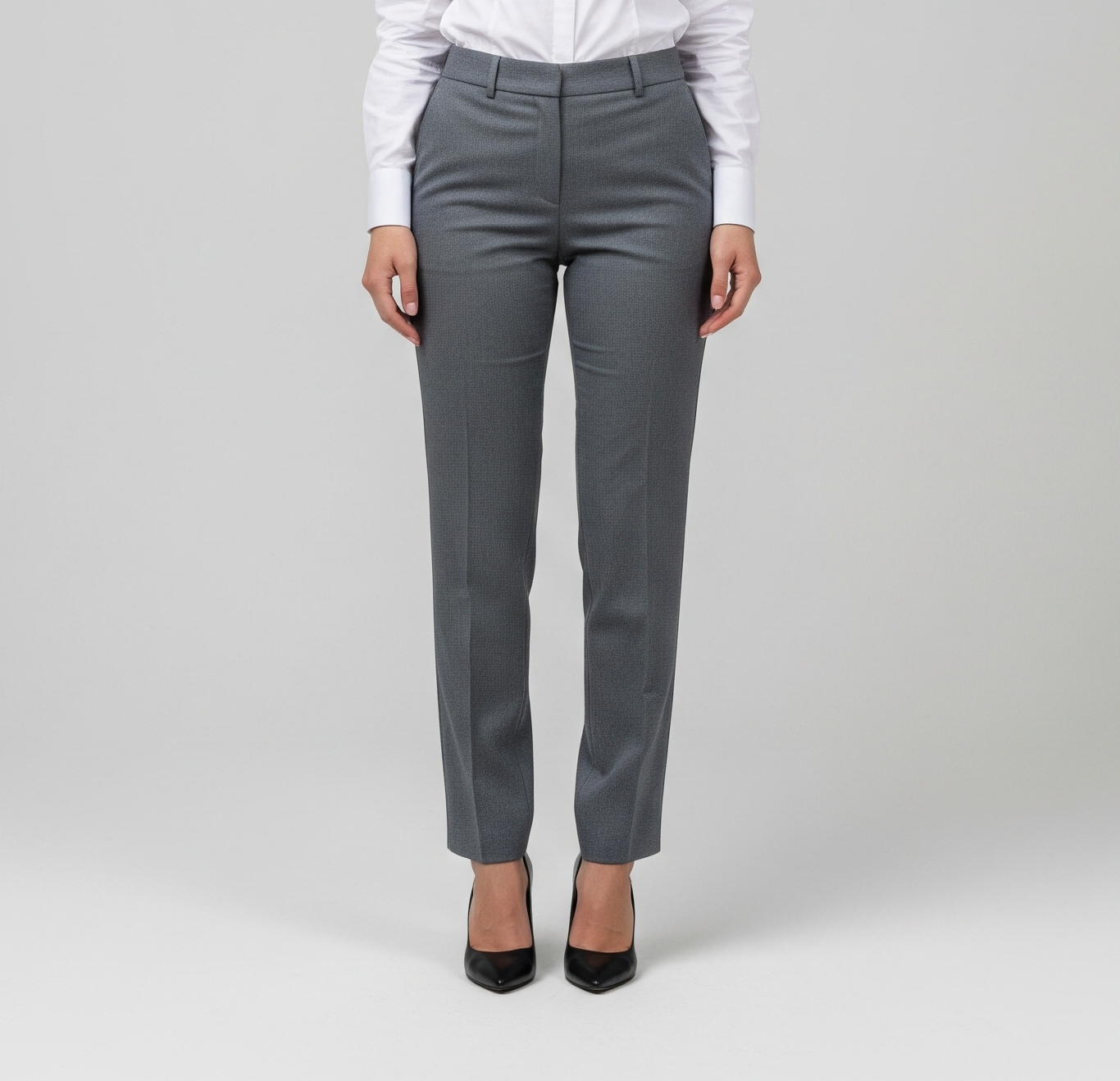 GREY FORMAL TROUSERS