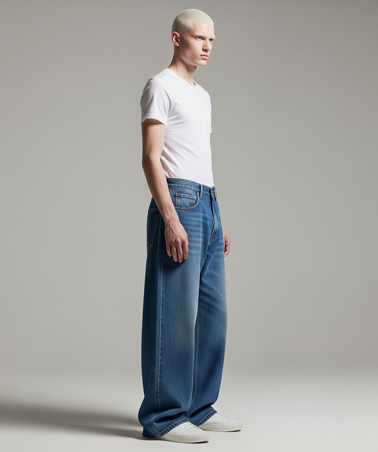 BLUE BAGGY JEANS