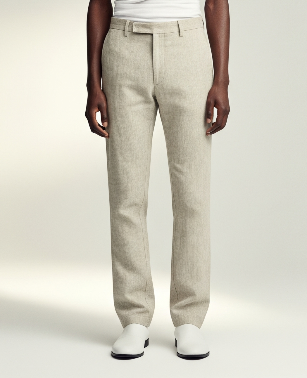 UNDYED LINEN TROUSERS