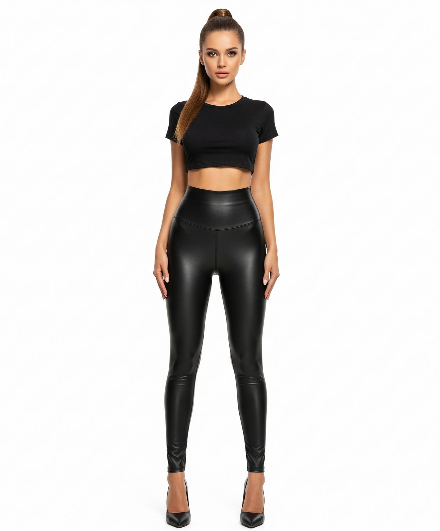The Faux Leather Leggings