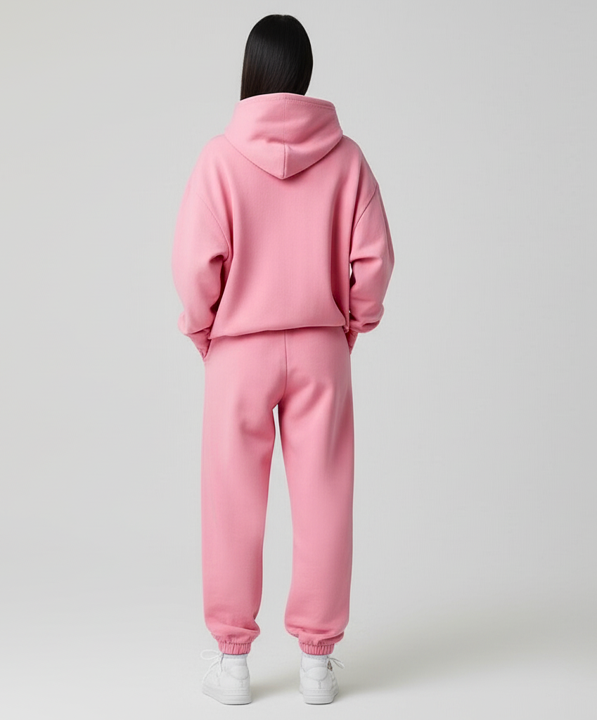 OVERSIZED PINK HOODIE