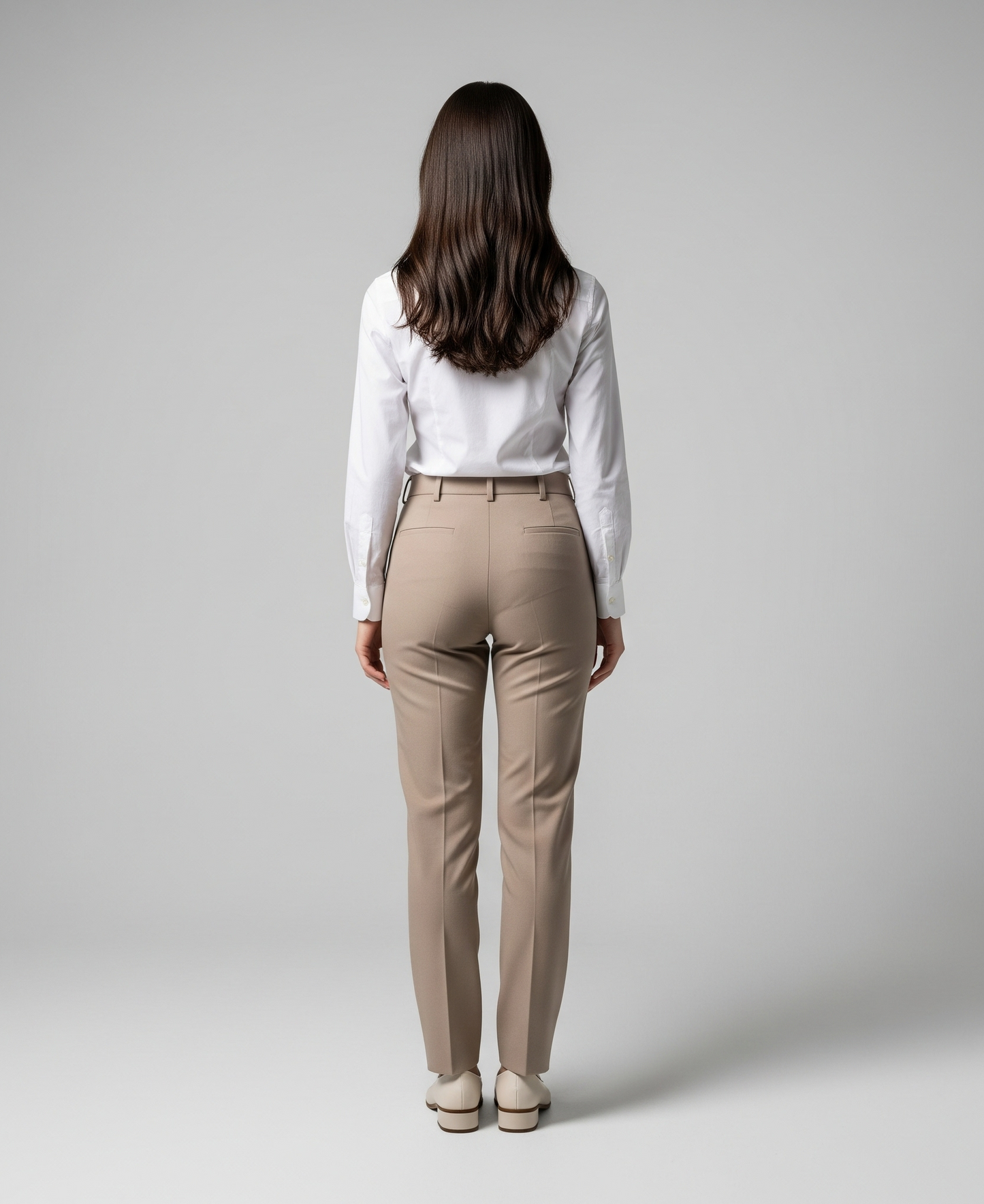 BEIGE FORMAL TROUSERS
