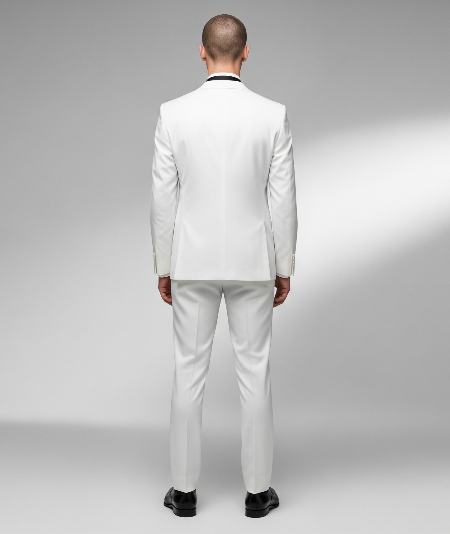 WHITE THREE PIECE TAILORED SUIT