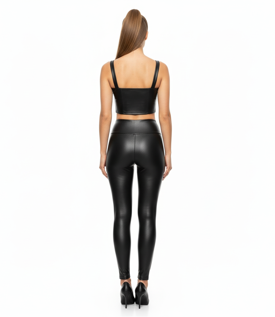 The Faux Leather Top