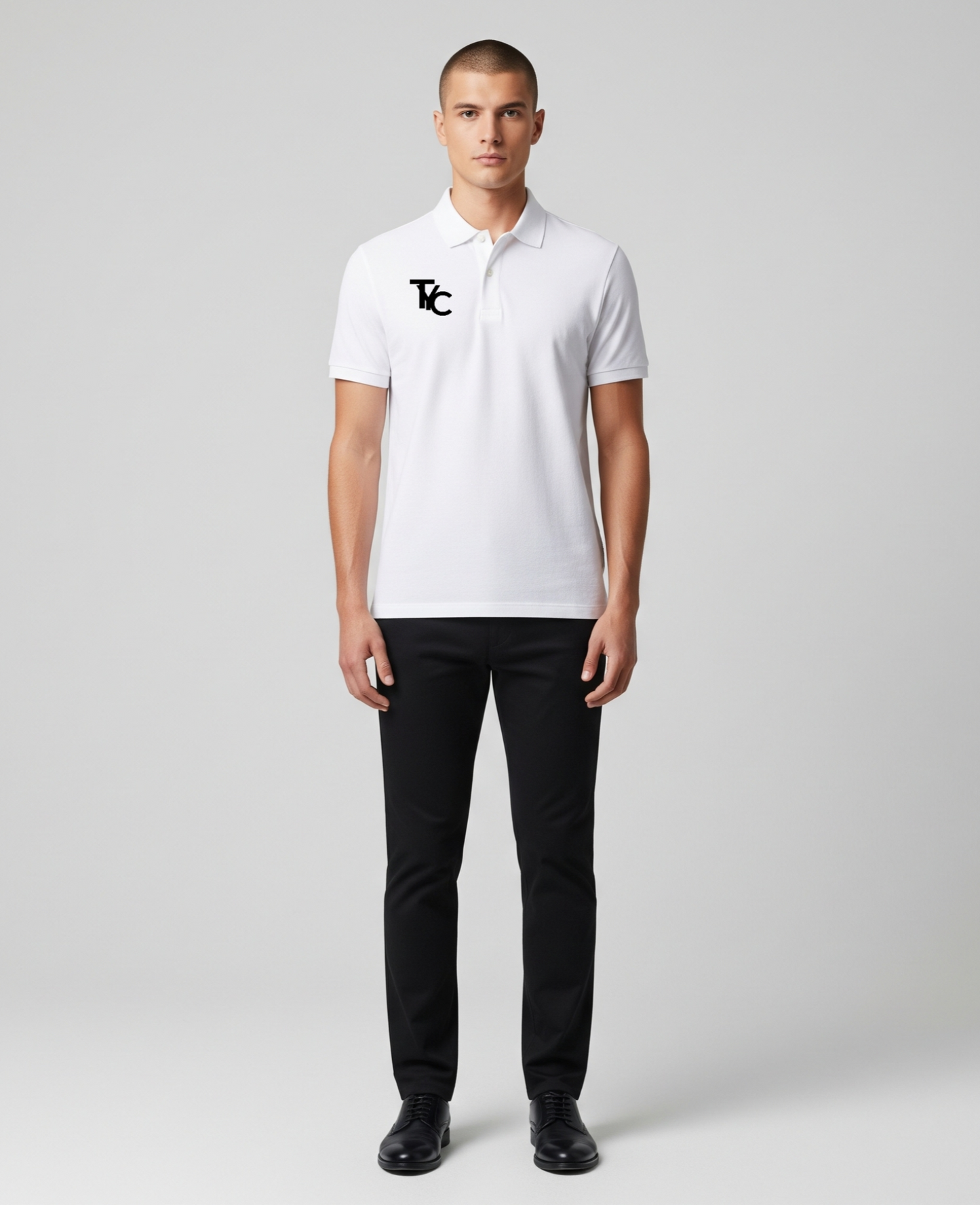 TYCONIUM WHITE POLO TSHIRT