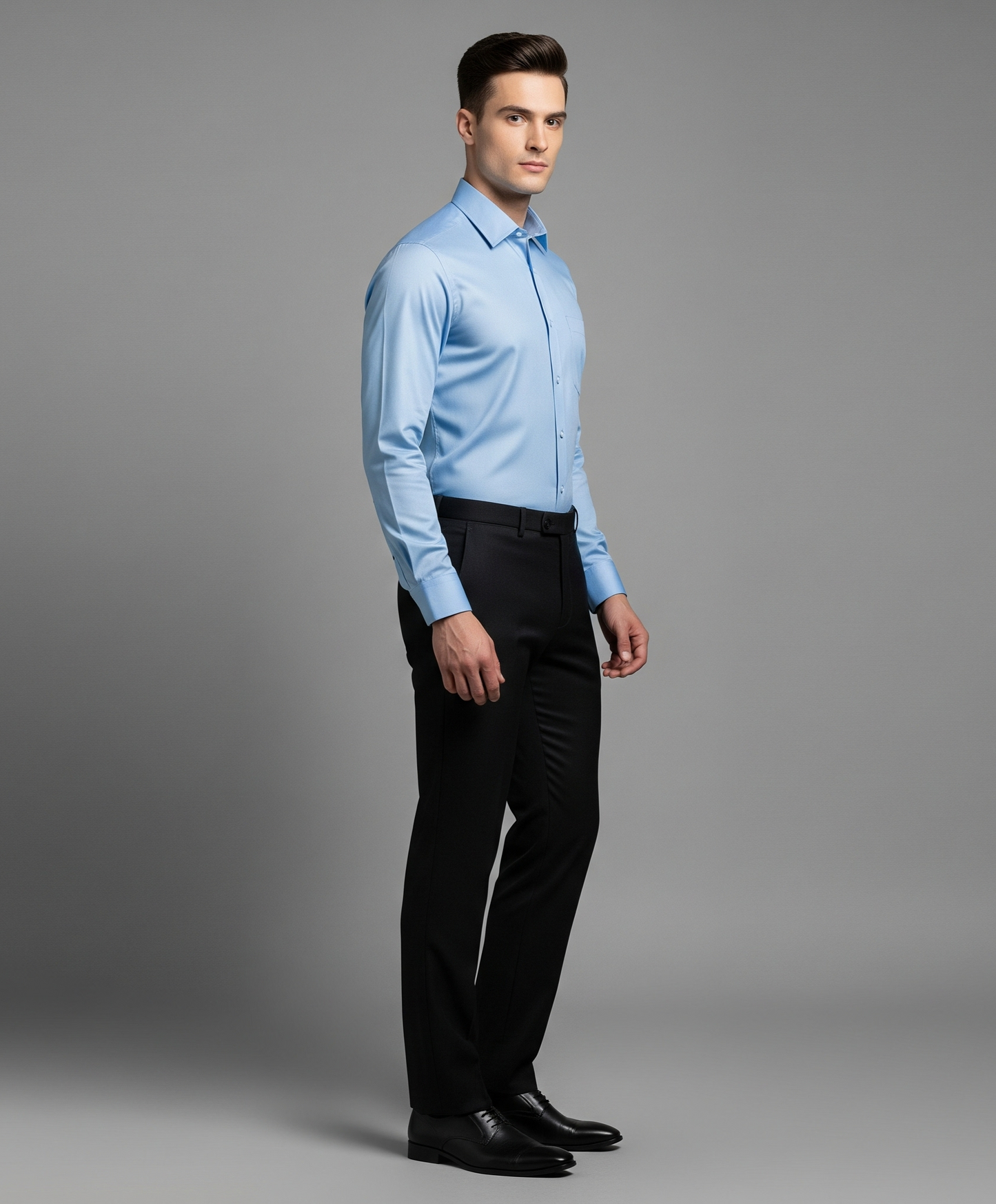 SLIM FIT SKY BLUE FORMAL SHIRT