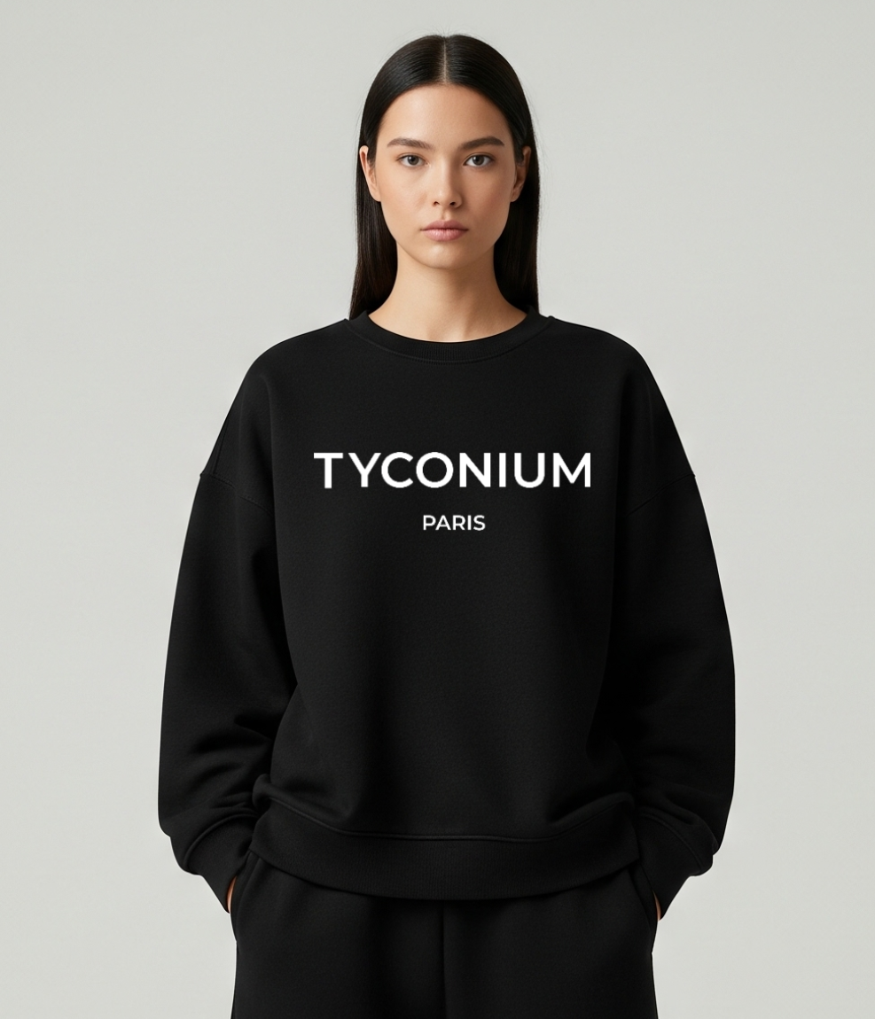 TYCONIUM BLACK SWEATSHIRT