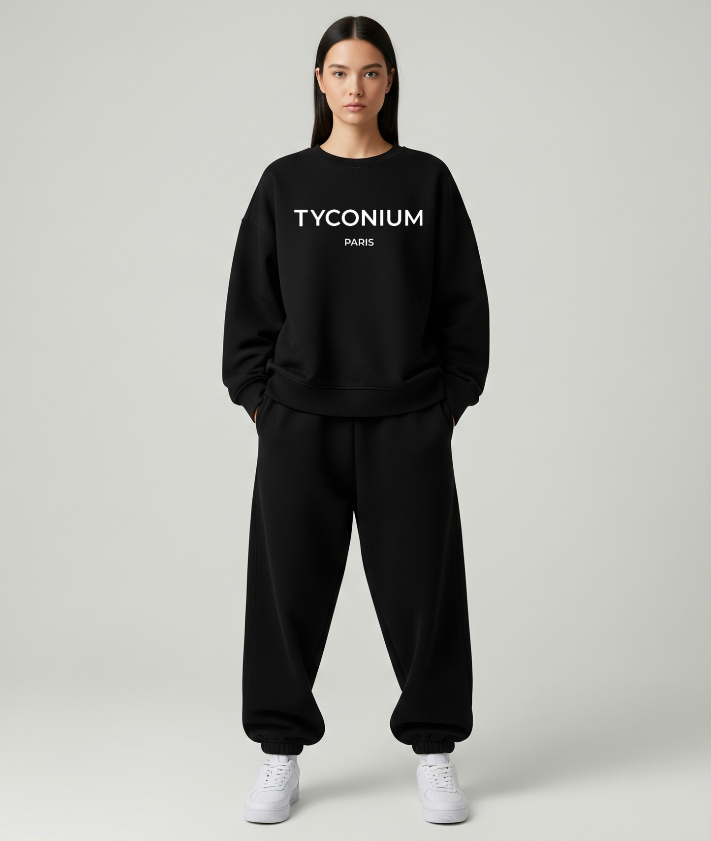 TYCONIUM BLACK SWEATSHIRT