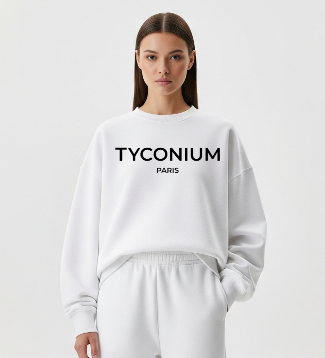 TYCONIUM WHITE SWEATSHIRT