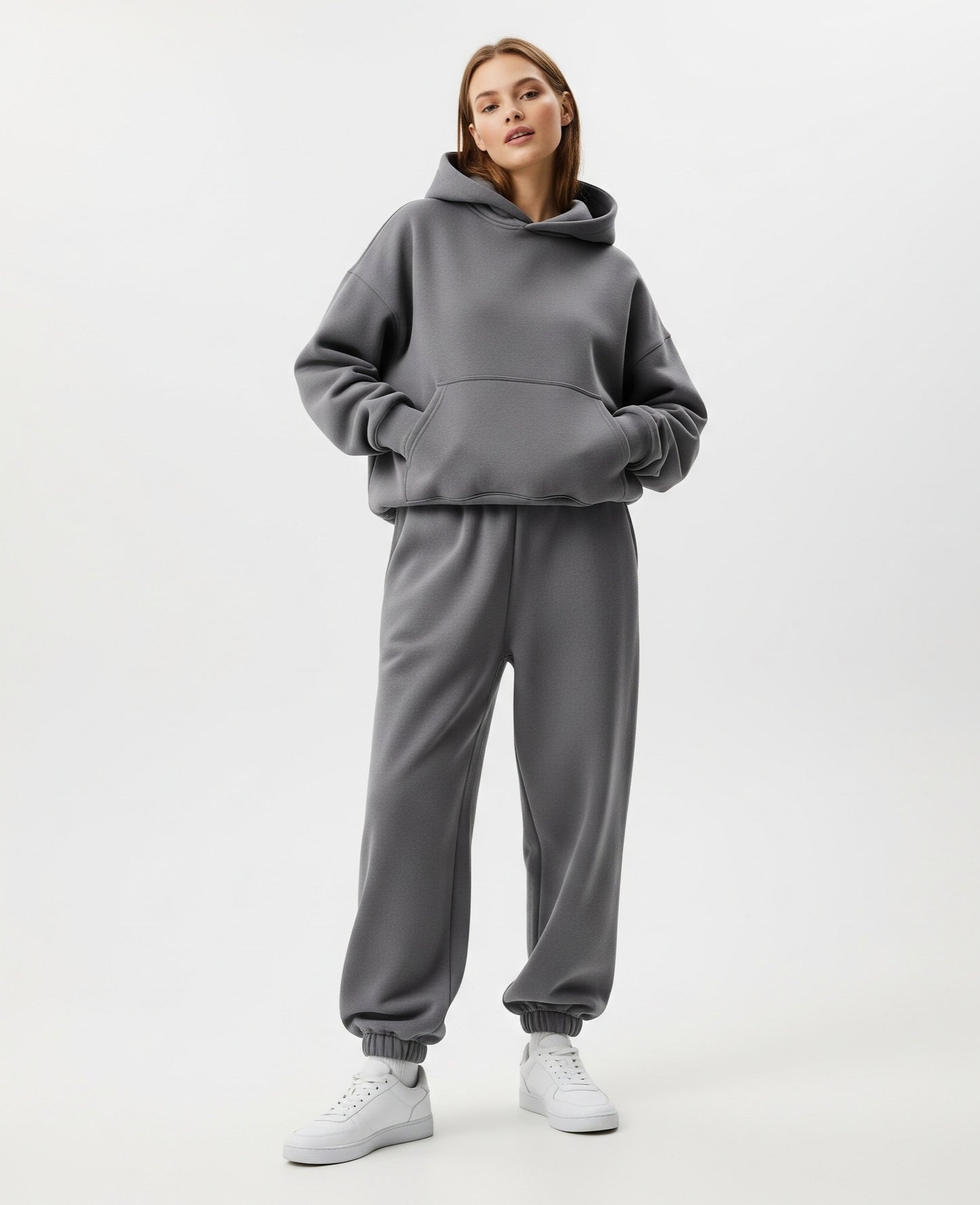 OVERSIZED GREY HOODIE