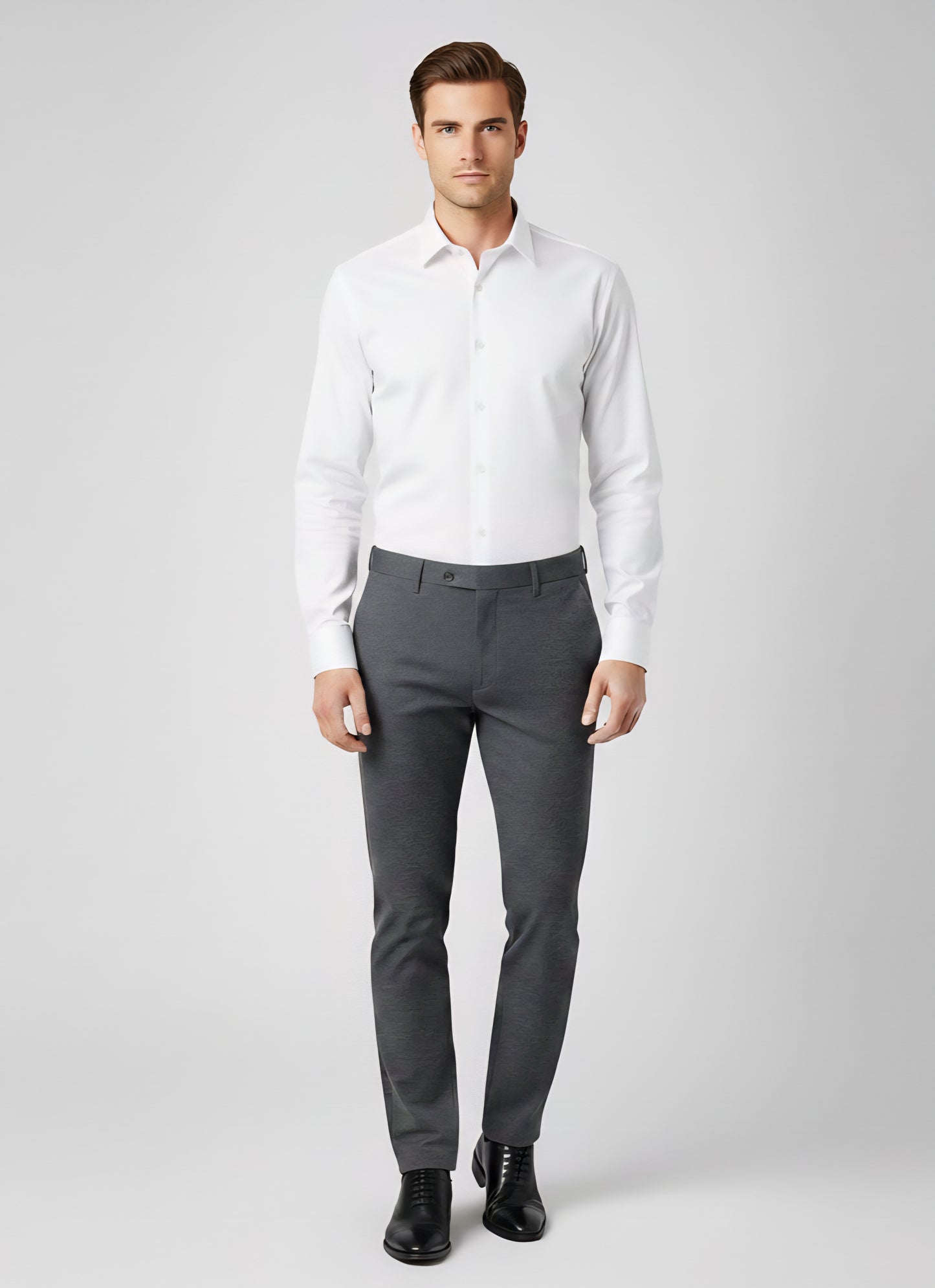SLIM FIT WHITE FORMAL SHIRT