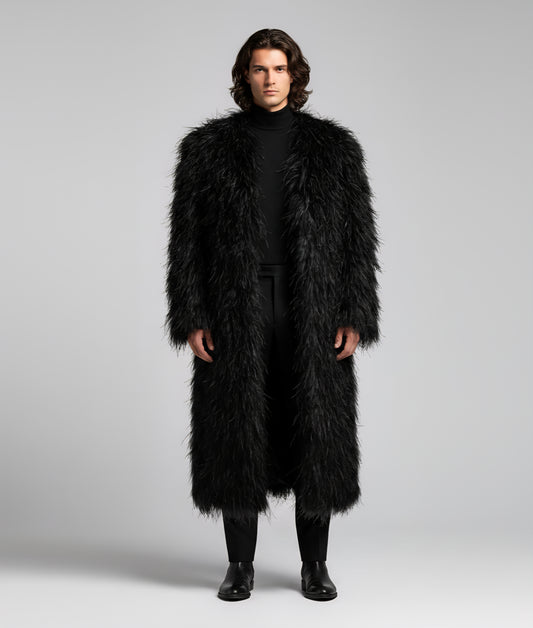 The Black Feathered Coat
