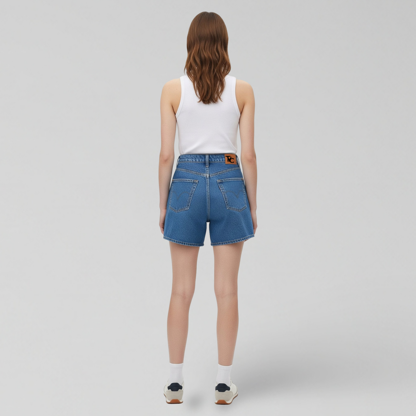 BLUE DENIM SHORTS