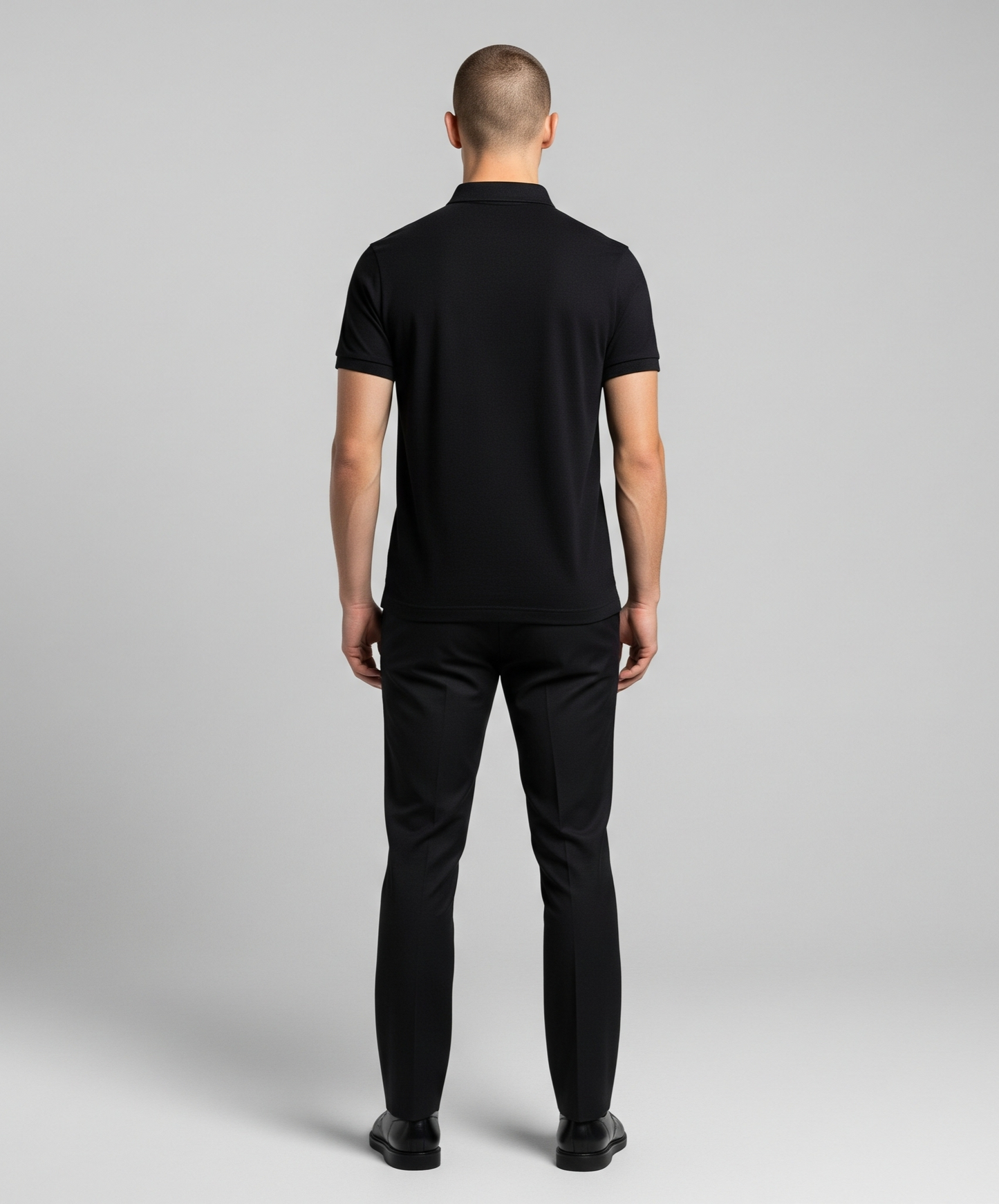 TYCONIUM BLACK POLO TSHIRT