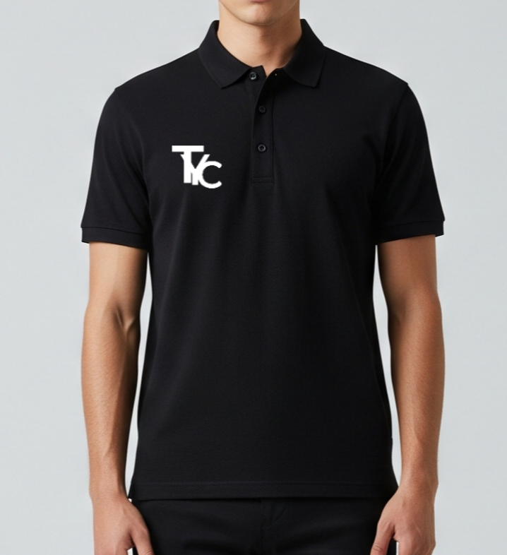 TYCONIUM BLACK POLO TSHIRT