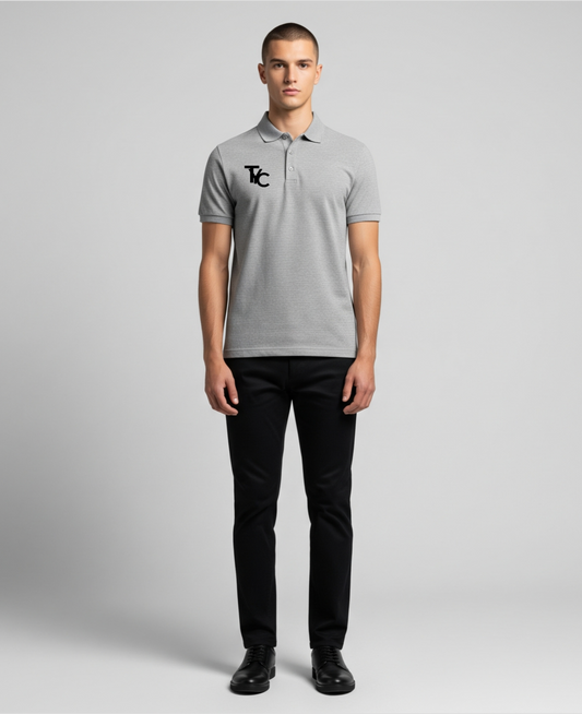 TYCONIUM GRAY POLO TSHIRT