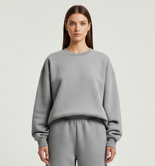 OVERSIZED GREY SWEATSHIRT