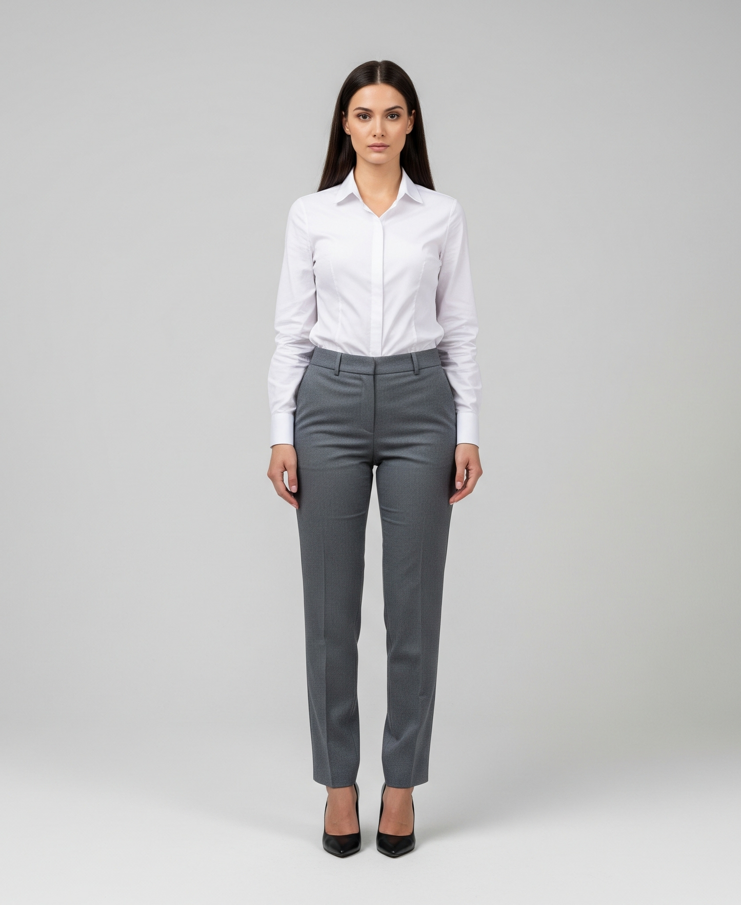 GREY FORMAL TROUSERS