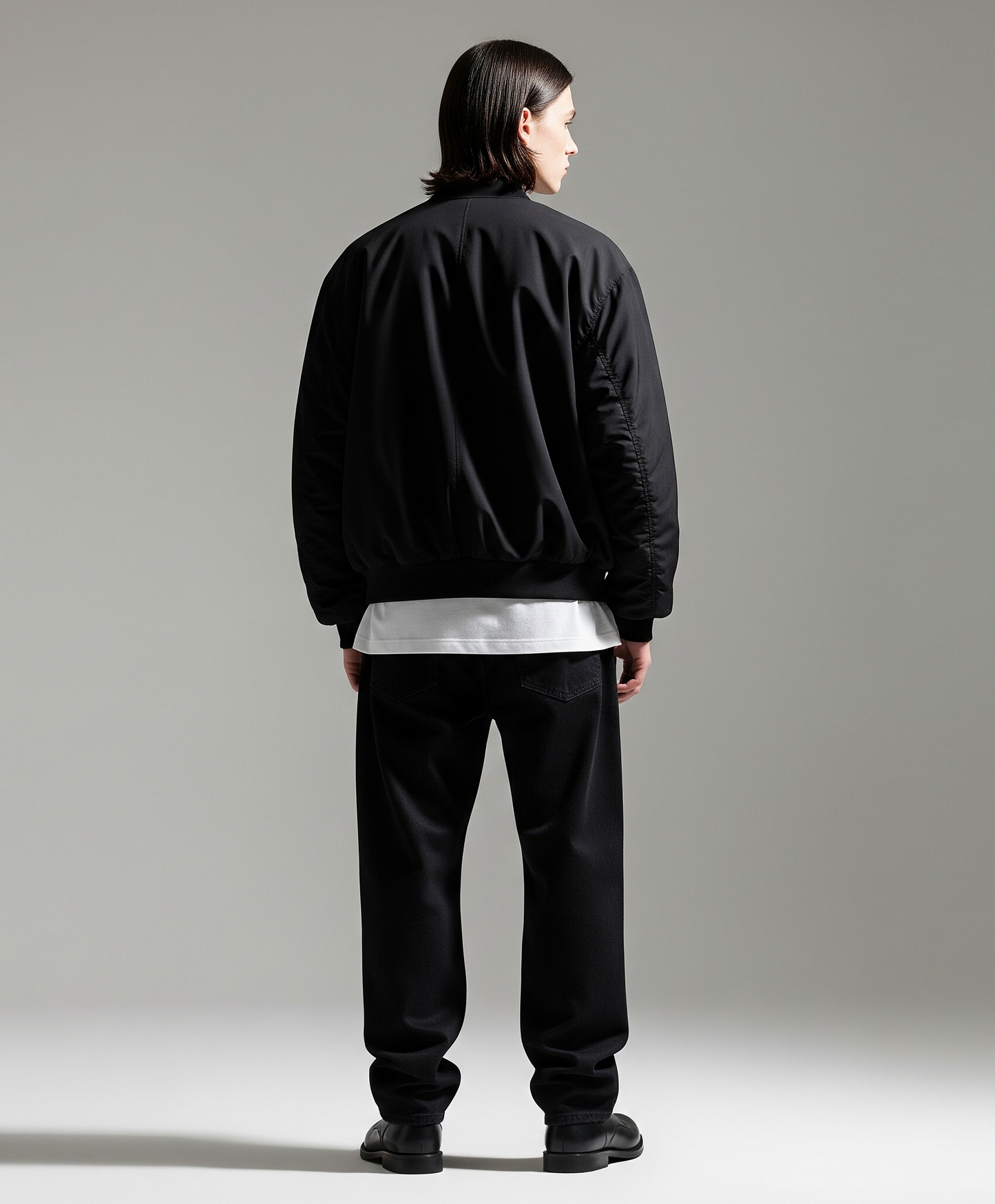 BLACK BOMBER JACKET