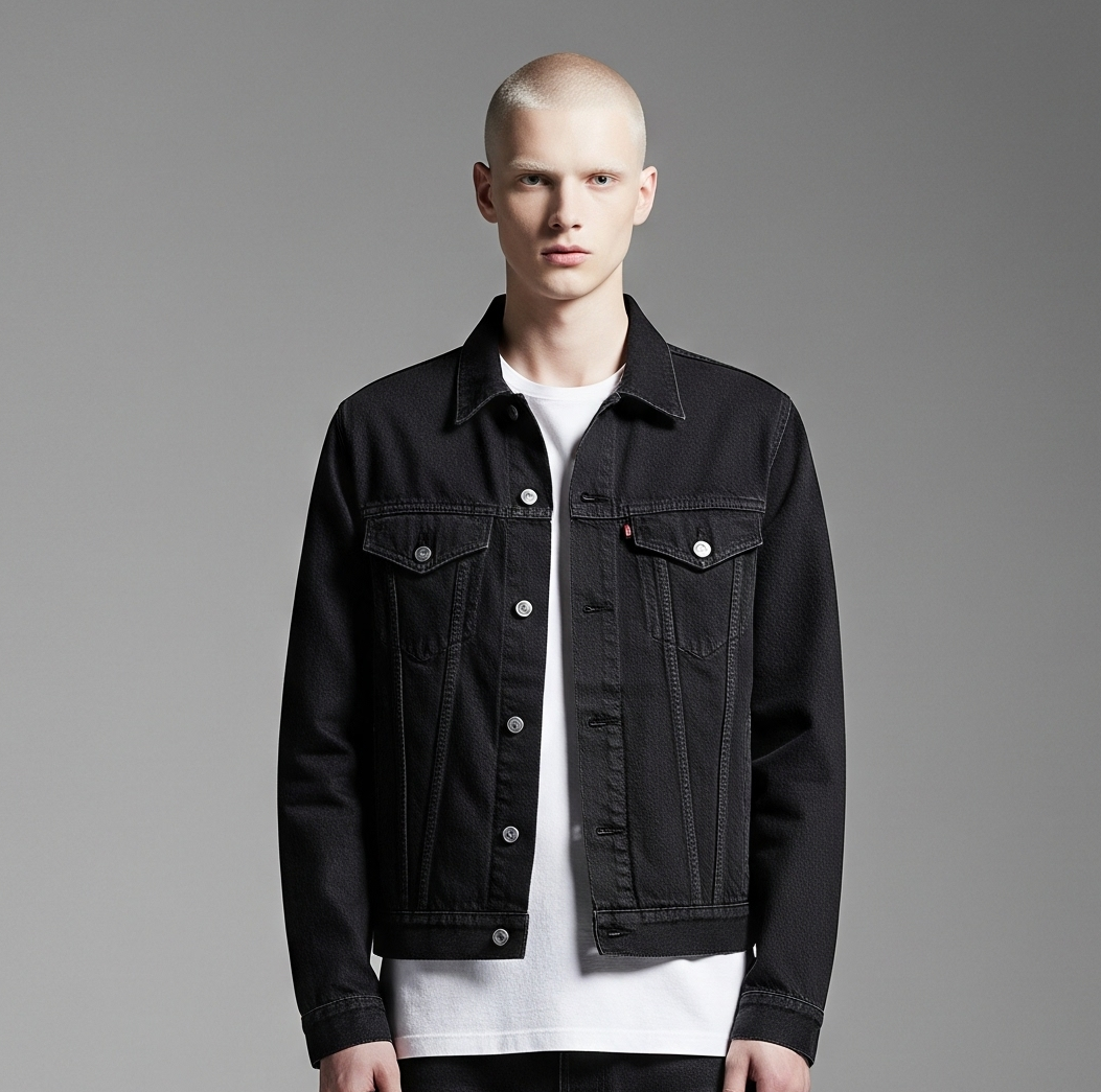 BLACK DENIM JACKET