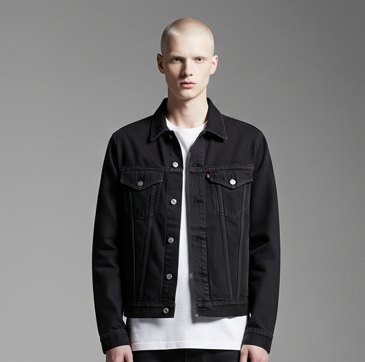 BLACK DENIM JACKET