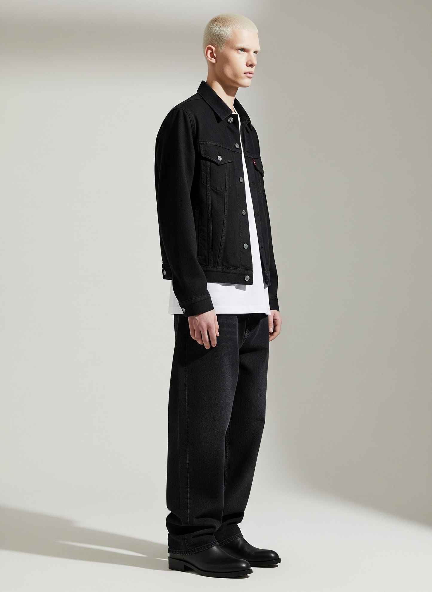 BLACK DENIM JACKET
