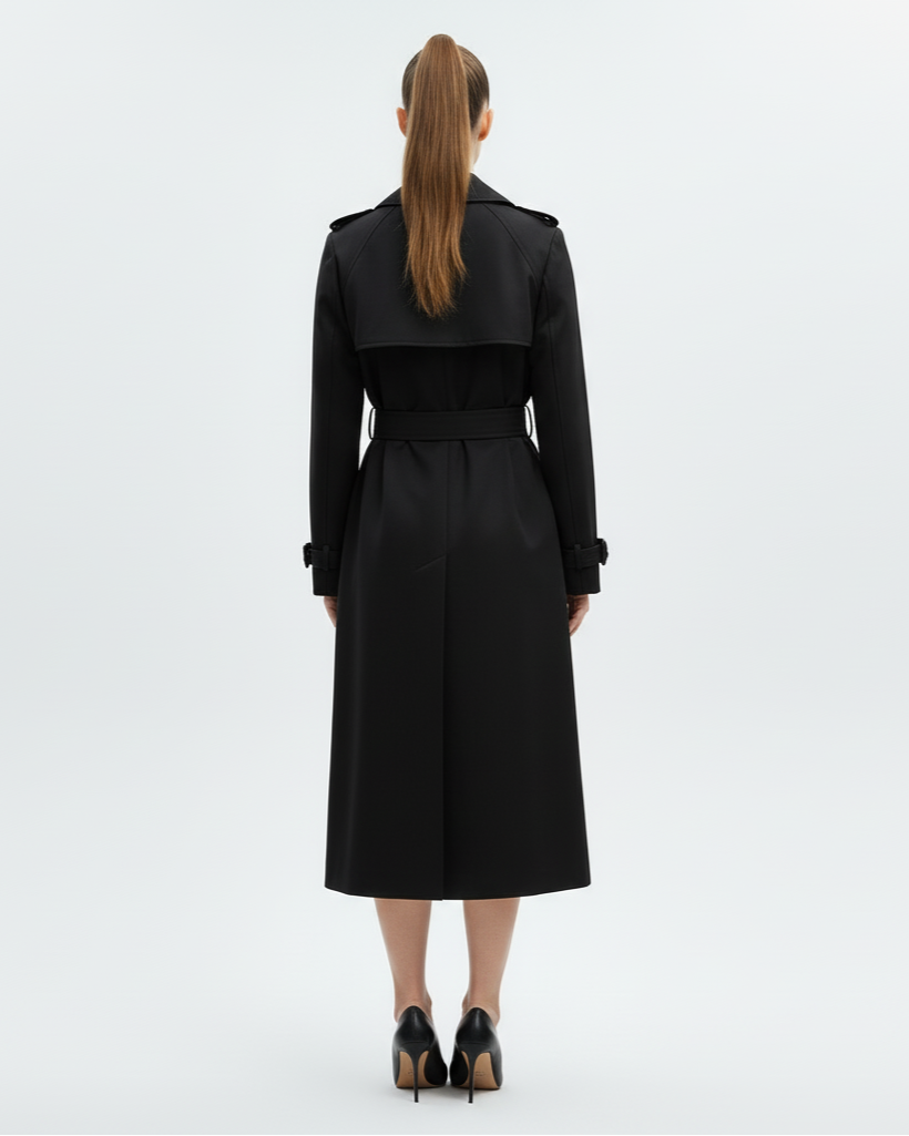 The Black Classic Trench Coat