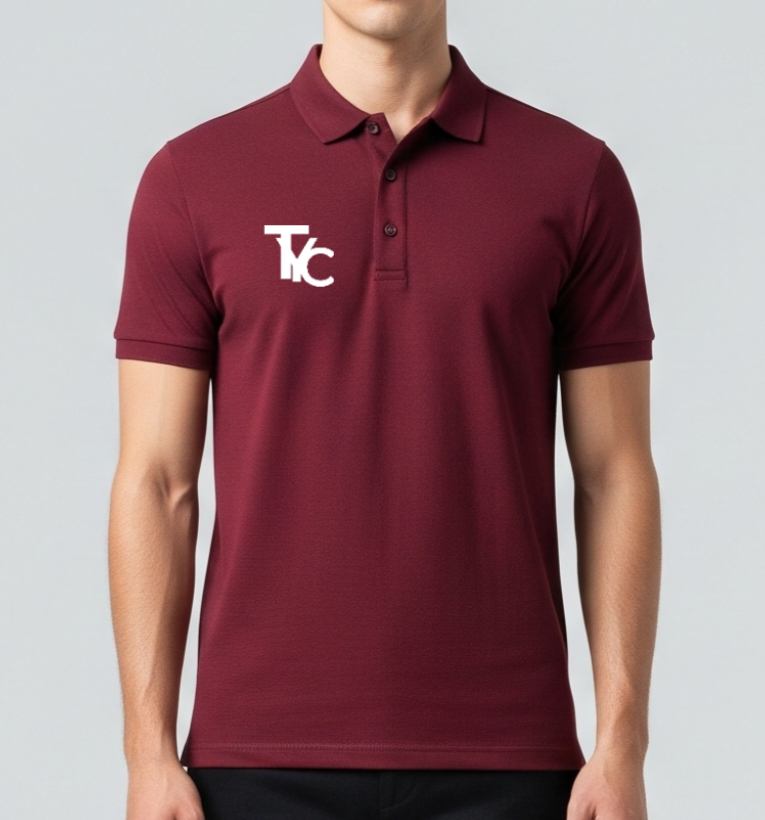 TYCONIUM MAROON POLO TSHIRT