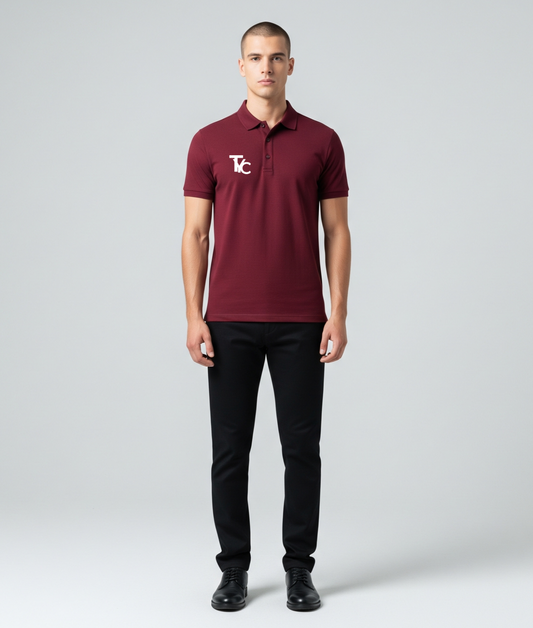 TYCONIUM MAROON POLO TSHIRT