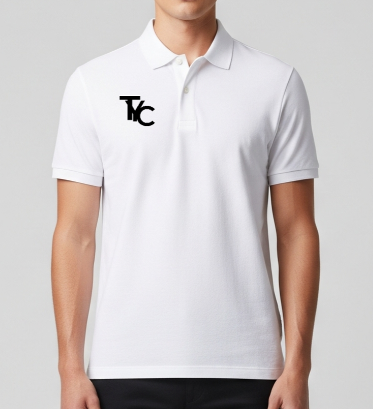 TYCONIUM WHITE POLO TSHIRT