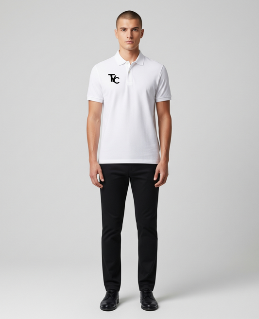 TYCONIUM WHITE POLO TSHIRT