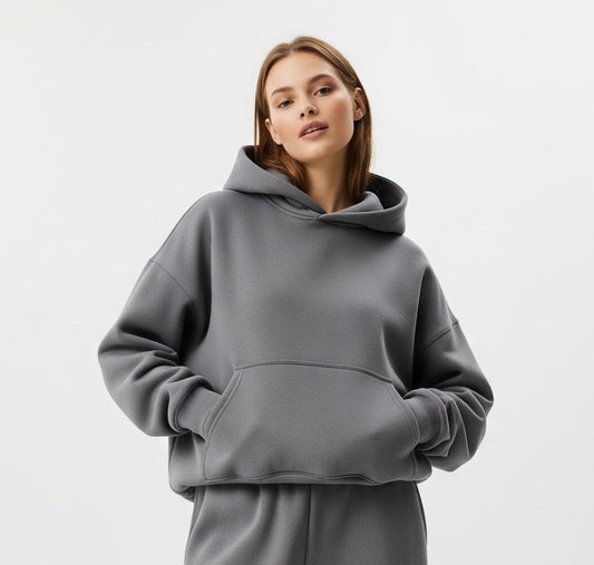 OVERSIZED GREY HOODIE